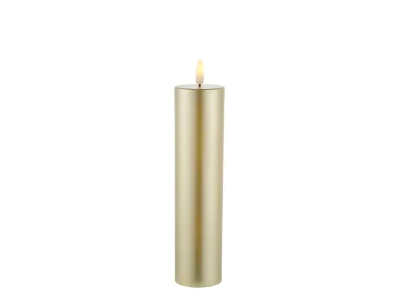 Sirius LED-Kerze Sille Exclusive, Ø 5 x 20 cm, Gold