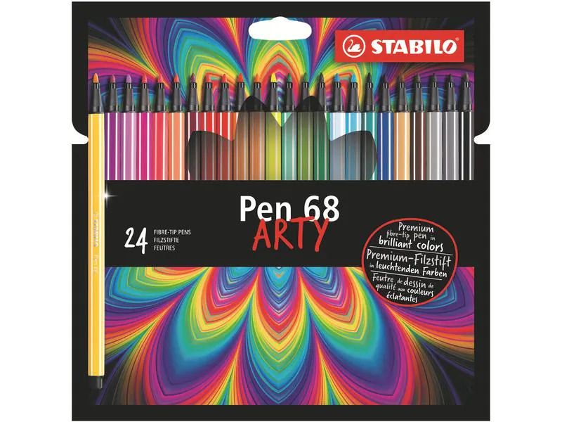 STABILO Pen68 Arty, 24 Stück