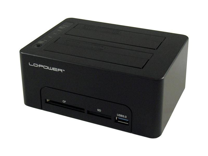 LC-Power Docking- und Klonstation LC-DOCK-U3-CR