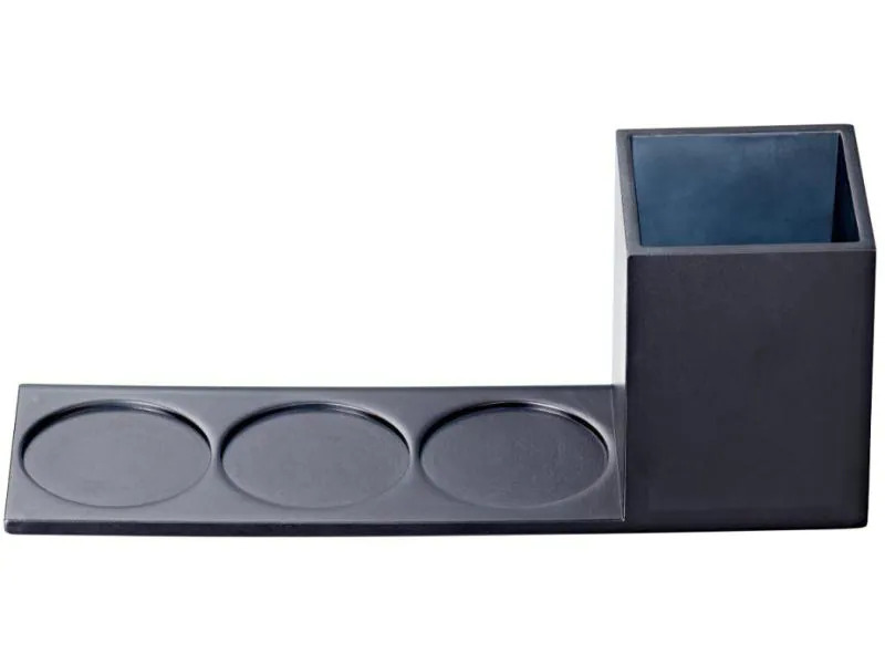 Crush Grind Untersetzer für Gewürzmühle Acryl Schwarz