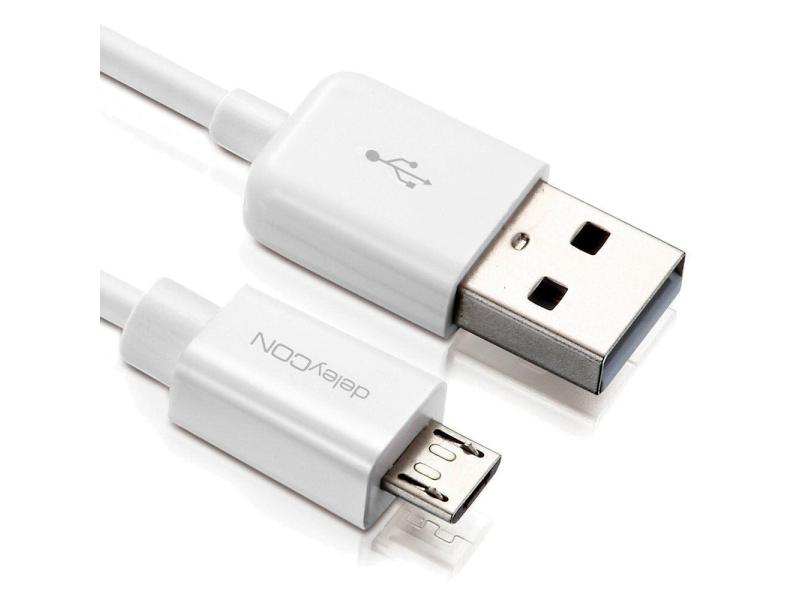 deleyCON USB 2.0-Kabel  USB A - Micro-USB B 0.5 m