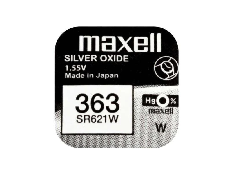 Maxell Europe LTD. Knopfzelle SR621W 10 Stück