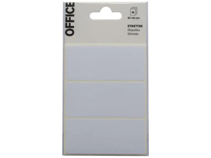 Office Universal-Etiketten 82 x 36 mm 18 Stk.