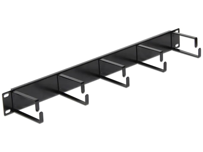 Delock Kabelführungspanel 42496 , Schwarz