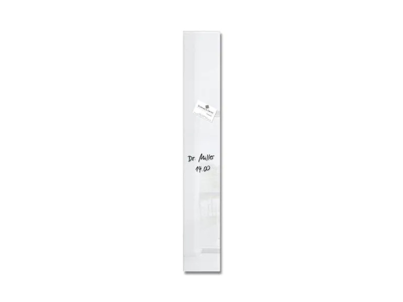 Sigel Magnethaftendes Glassboard artverum 78 cm x 12 cm, Weiss