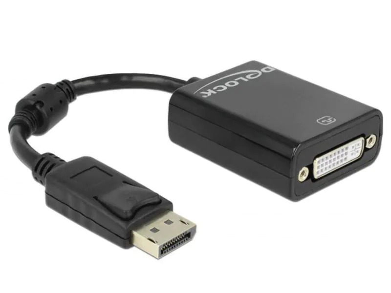 Delock Adapter Displayport – DVI-D Schwarz