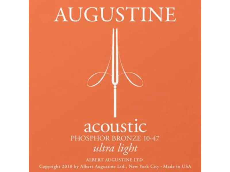 Augustine Gitarrensaiten Ultra Light Phosphor 10-47 – Bronze