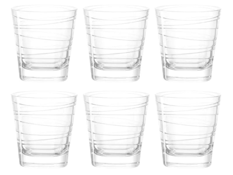Leonardo Trinkglas Vario 250 ml, 6 Stück, Transparent