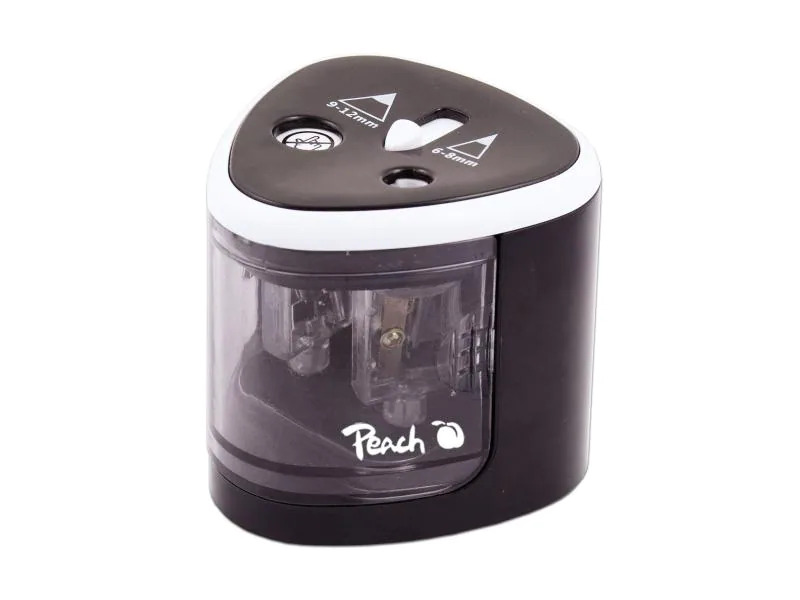 Peach Spitzer PO102 Batteriebetrieb, Schwarz