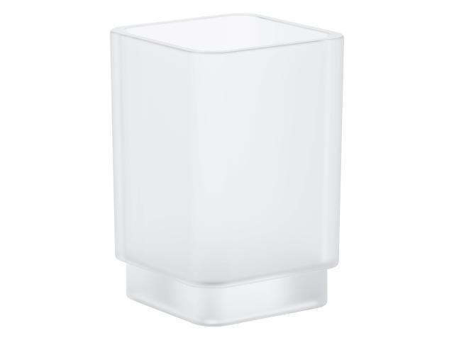GROHE Zahnputzbecher Selection Cube Weiss matt