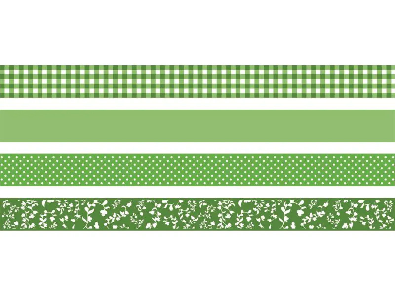 Heyda Washi Tape Colour Code Kiwi Grün