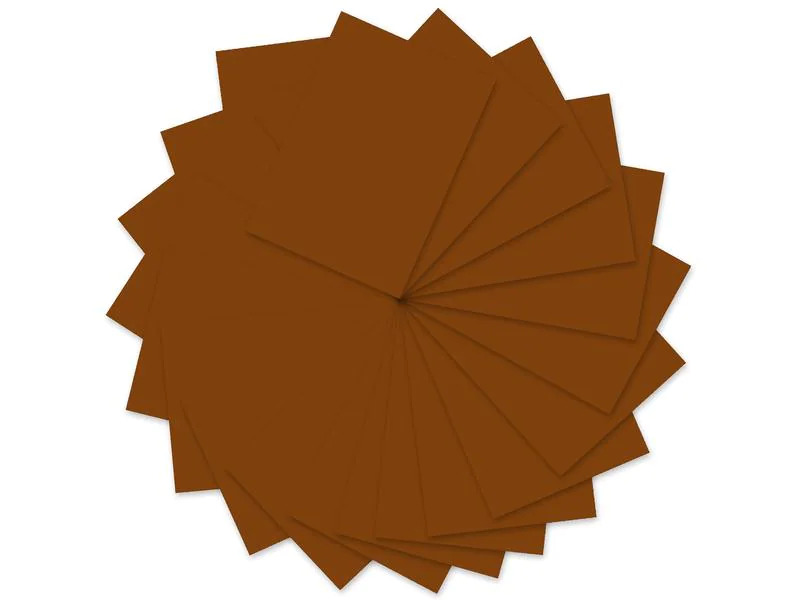 URSUS Tonzeichenpapier A4, 130 g/m², 100 Blatt, Mittelbraun