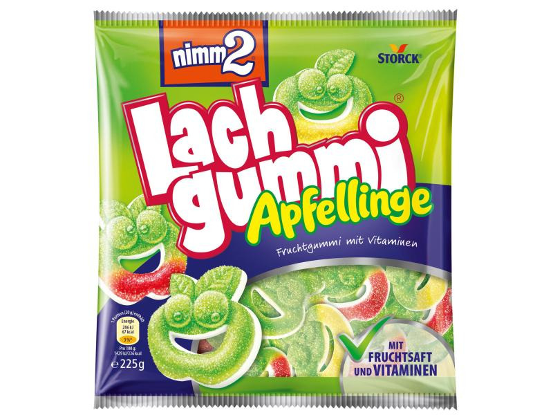 Storck Nimm2 Lachgummi Apfellinge 225 g