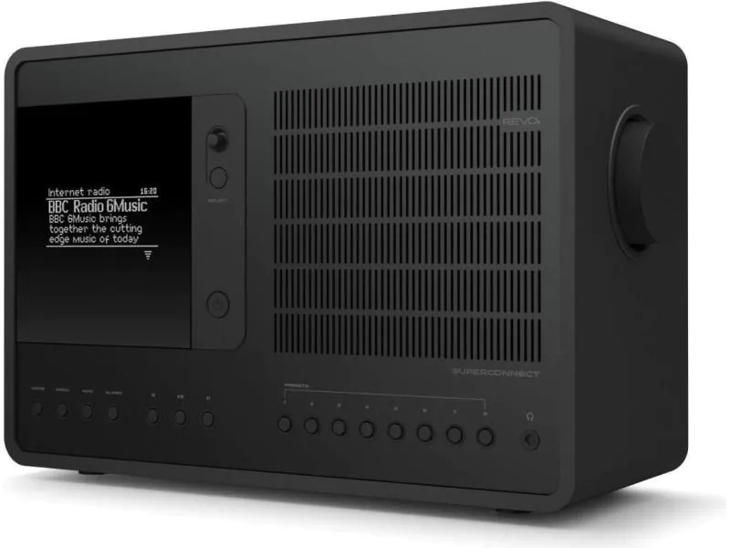 Revo DAB+ Radio SuperConnect Schwarz