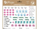 Z-Design Motivsticker A5 Lettering Tage &amp; Monate, Bunt, 136 Aufkleber