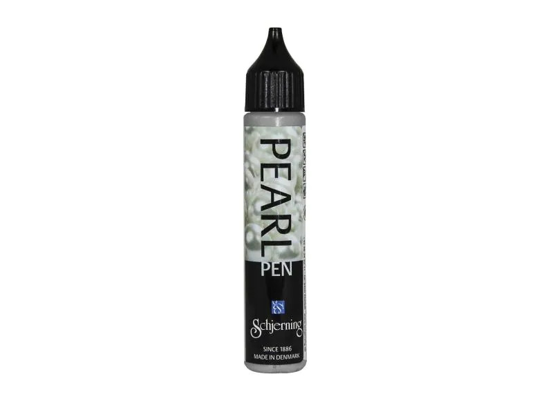 Schjerning Perlentropfenfarbe Pearl Pen 28 ml, Silber