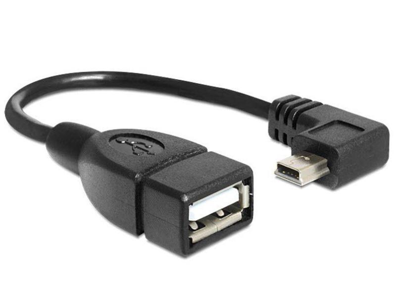 Delock USB-OTG-Kabel  Mini-USB B - USB A 0.11 m