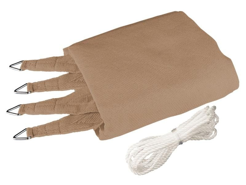 Windhager Sonnensegel 500 cm, Quadratisch, Schilf