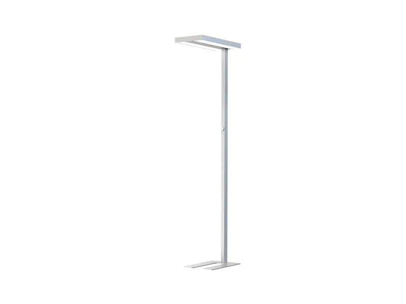 Contini Bürostehleuchte 80W, 4000 Kelvin, Silber