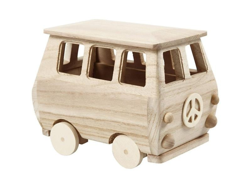 Creativ Company Mini-Fahrzeug Bus 17 x 10 x 13 cm