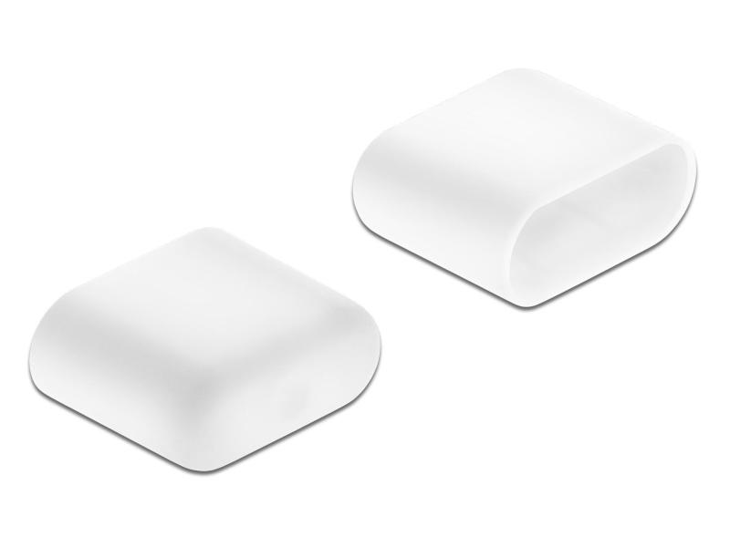 Delock Blindstecker/Staubschutz USB-C  10 Stück Weiss ohne Griff