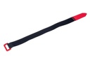 FASTECH Schlaufenband FAST-VSTRAP 25 x 360 mm, Schwarz/Rot