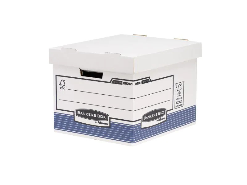 Fellowes Archivschachtel R-Kive Blau/Weiss