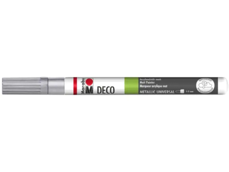 Marabu Acrylmarker Deco Painter 1 - 2 mm, Silber