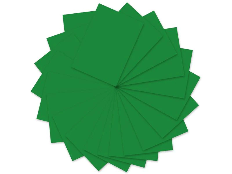 URSUS Tonzeichenpapier A4, 130 g/m², 100 Blatt, Lindgrün