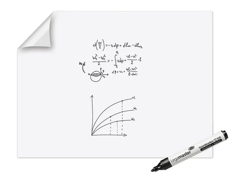 Legamaster Mobiles Whiteboard MagicChart 90 cm x 120 cm, Weiss