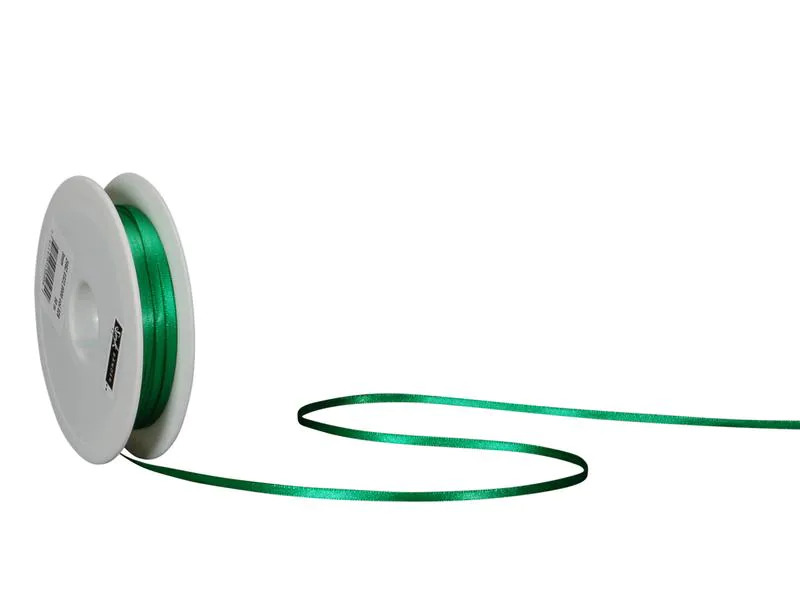 Spyk Satinband 3 mm x 50 m, Grün