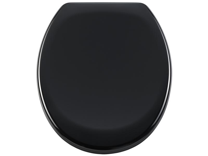 diaqua® Toilettensitz Barbana Absenkautomatik, Schwarz