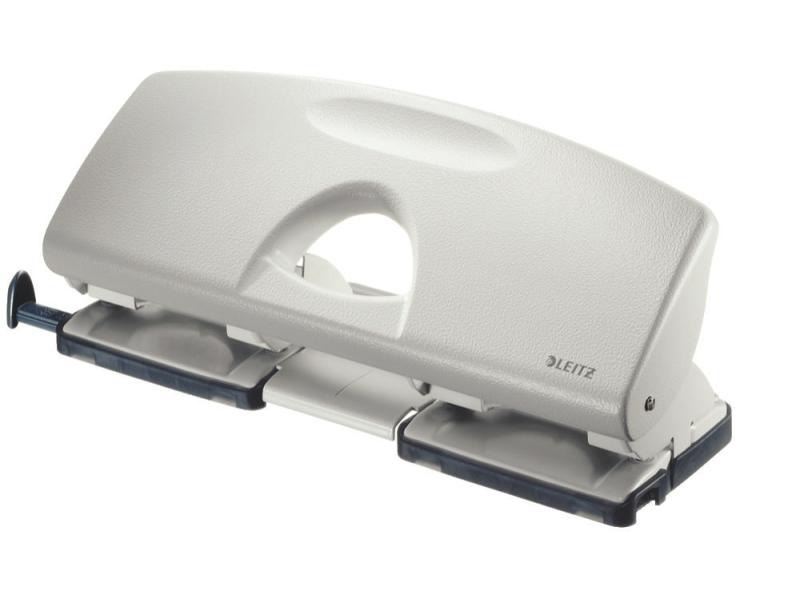 Leitz Locher Mehrfachlocher, Grau, 25 Blatt