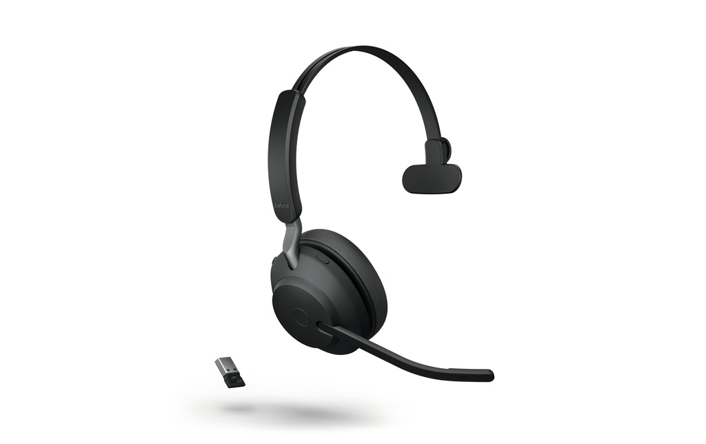Jabra Headset Evolve2 65 Mono UC Schwarz, USB-A