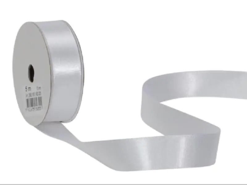 Spyk Satinband 16 mm x 5 m, Weiss