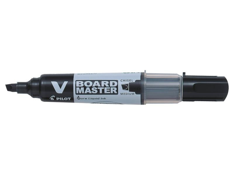 Pilot Whiteboard-Marker Schwarz, Keilspitze