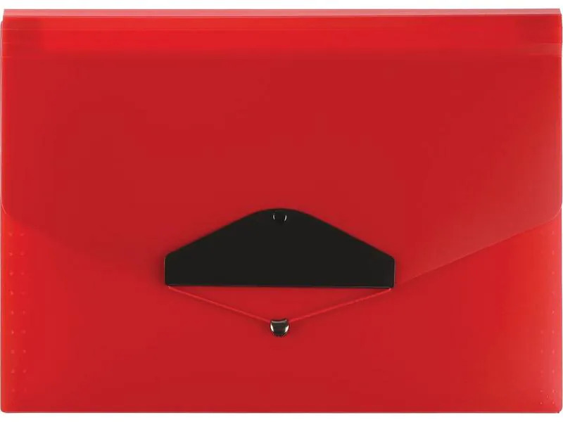 Büroline Fächermappe A4 12-teilig, Rot