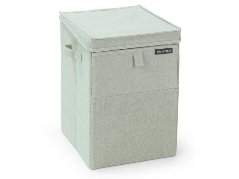 Brabantia Wäschesammler stapelbar, 35 Liter, Hellgrün