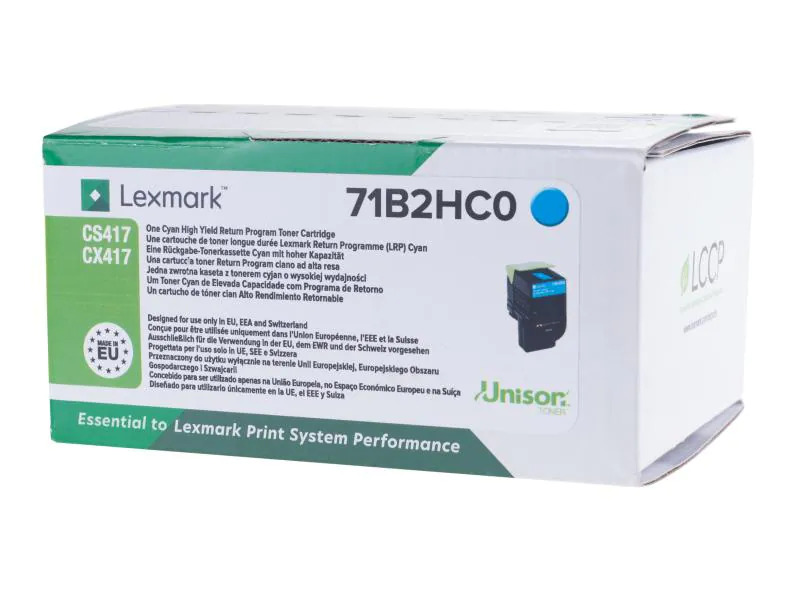 Lexmark Toner 71B2HC0 Cyan