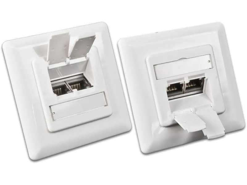 Wirewin Datendose RJ-45 Cat.6 2-fach