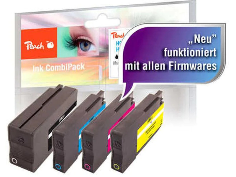 Peach Tintenset HP Nr. 950 / 951 BK, C, M, Y