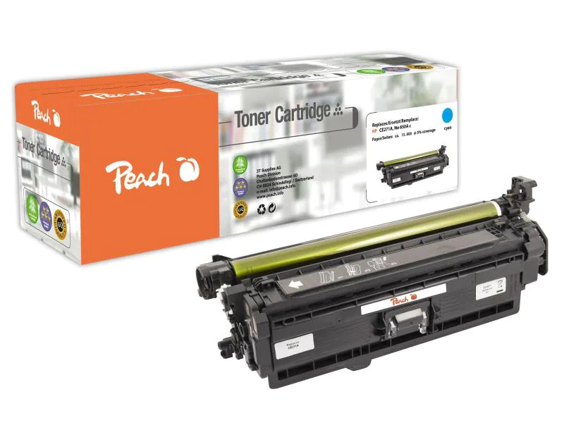 Peach Toner HP Nr. 650A (CE271A) Cyan