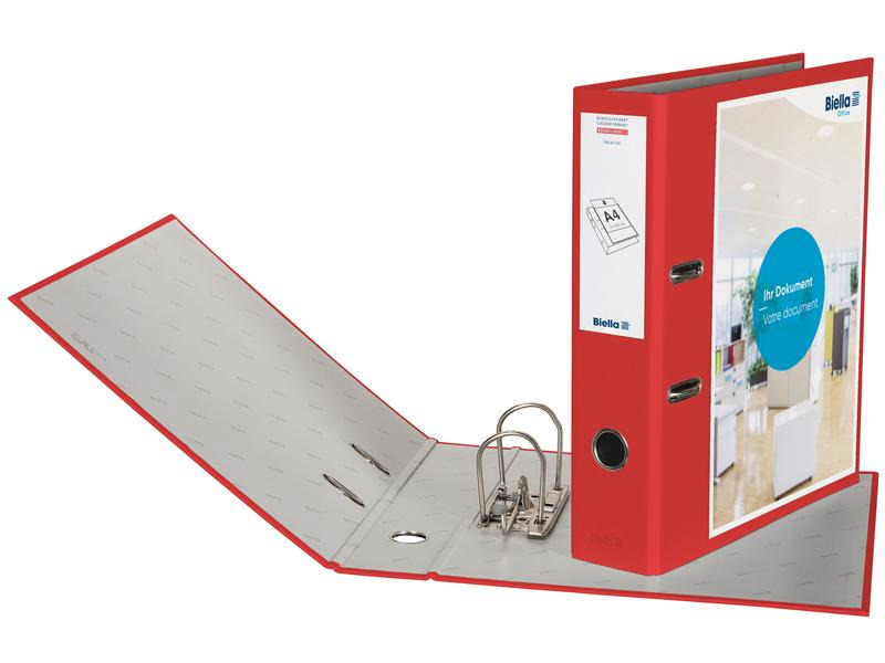 Biella Bundesordner Creative A4 7 cm, Rot