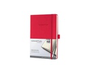 Sigel Notizbuch Conceptum A5, Kariert, Rot