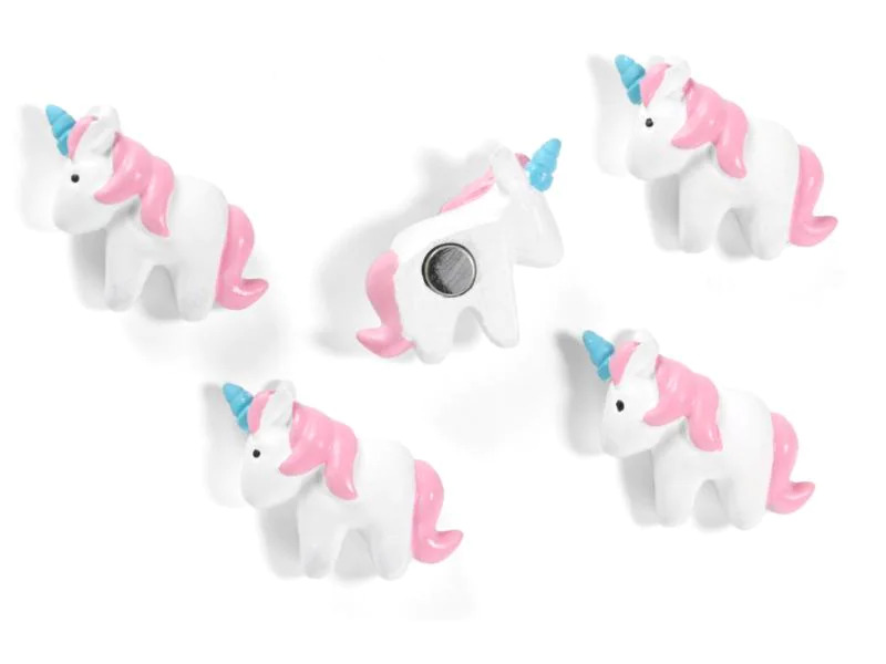 Trendform Haftmagnet Unicorn Pink/Weiss, 5 Stück