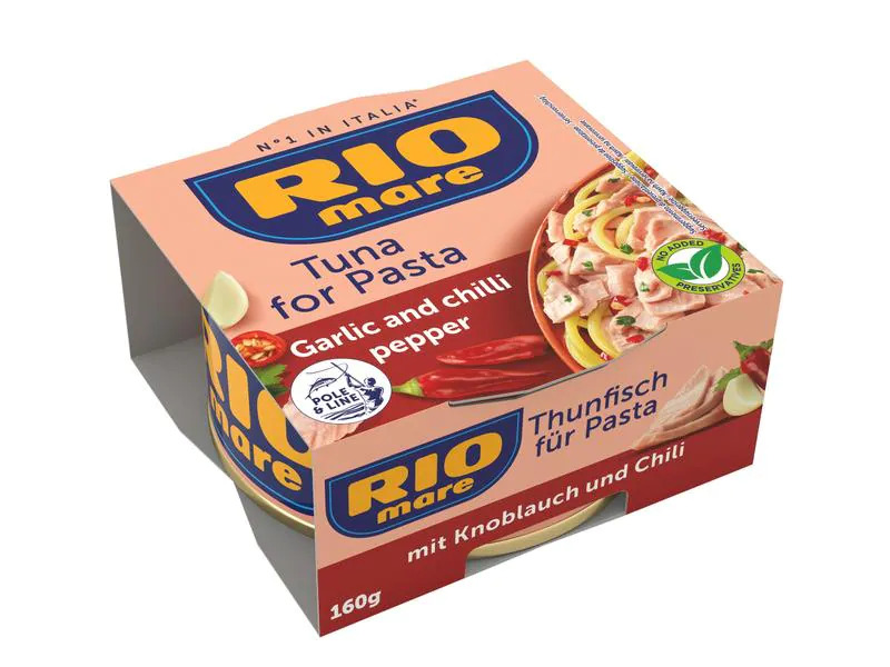 RIO mare Dose Per Pasta Knoblauch &amp; Chili 160 g