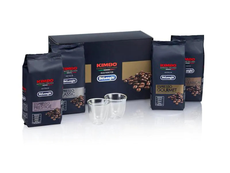 De'Longhi Kaffeebohnen Tasting Set mit 2 Gläsern