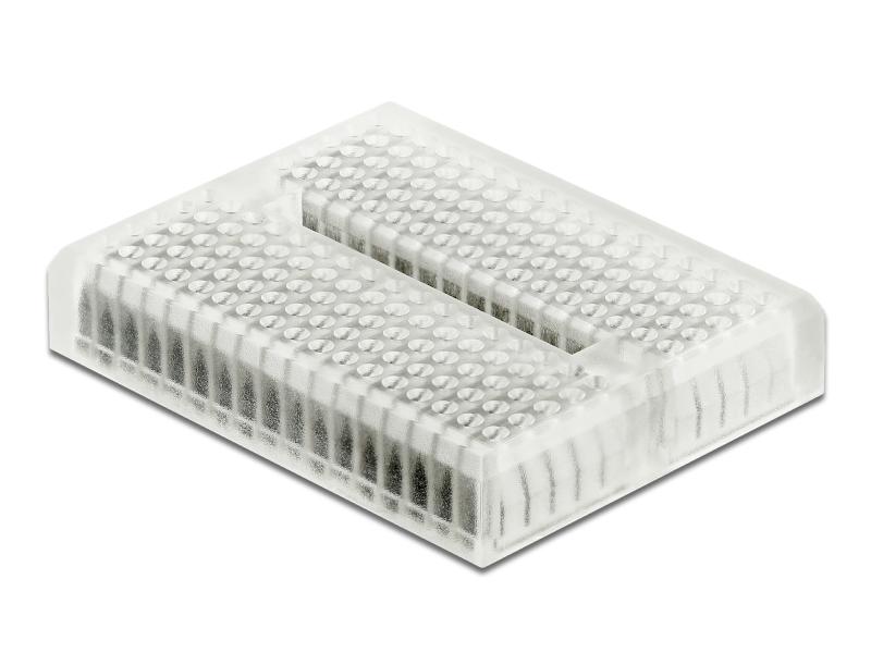 Delock Breadboard Experimentier-Mini 170 Kontakte Transparent