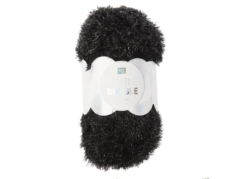Rico Design Wolle Creative Bubble 50 g Schwarz