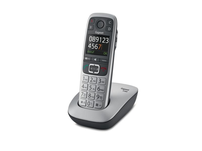 Gigaset Schnurlostelefon E560 Schwarz/Silber